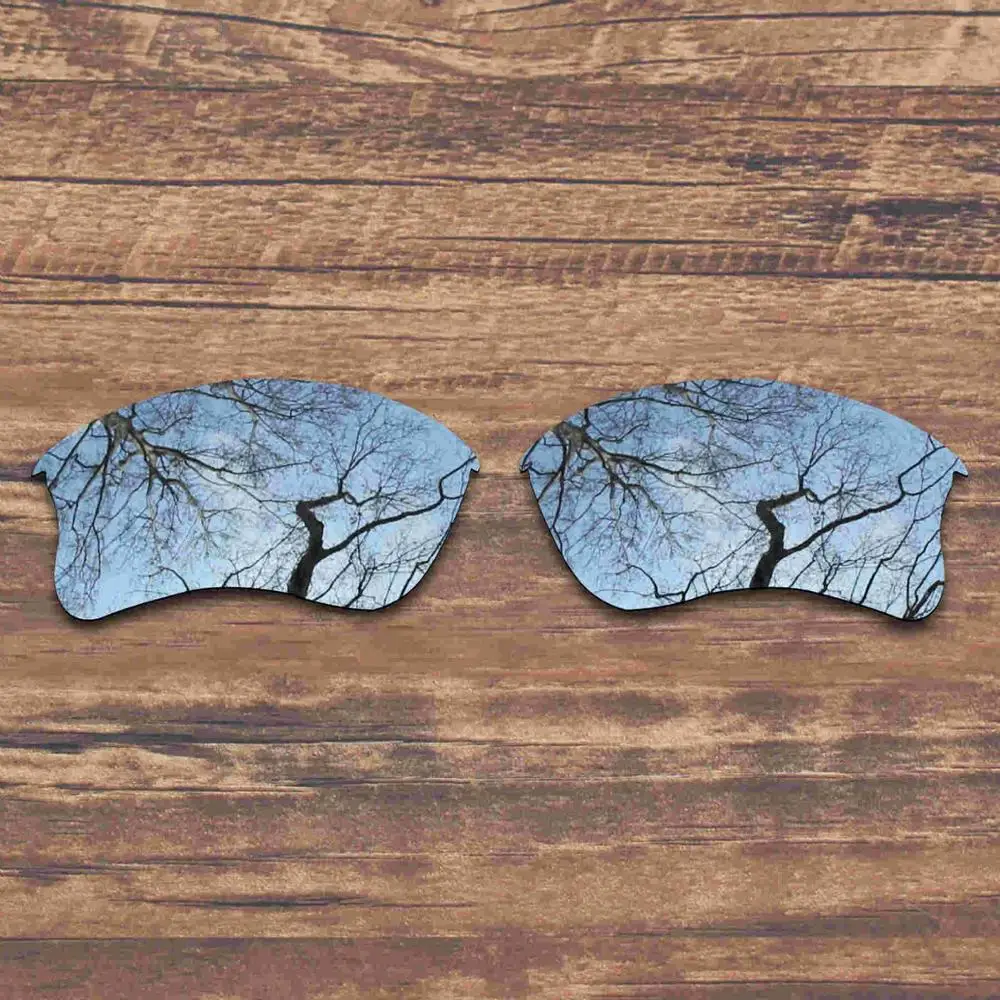 Metallic Silver ToughAsNails поляризованные Сменные линзы для солнцезащитных очков Оукли Flak Jacket XLJ-несколько вариантов - Цвет линз: Metallic Silver