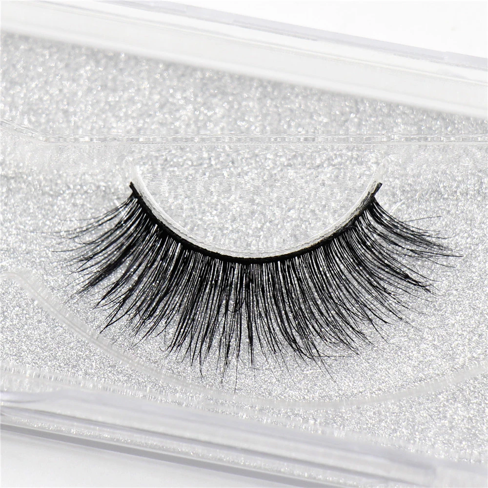 Норковые ресницы 3D норковые без жестокости натуральные накладные конические