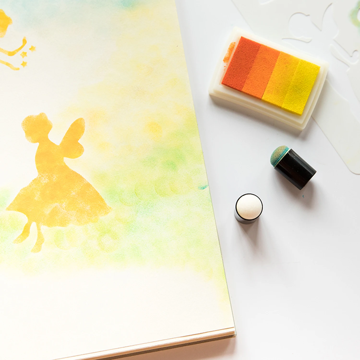 10 шт. палец ветронепроницаемые перчатки анти-скольжения мазки кисти кисть