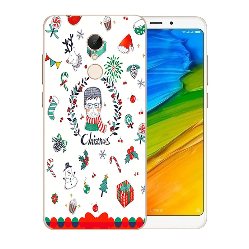 Для Xiaomi Redmi 5 чехол Мягкая силиконовая задняя накладка из ТПУ для телефона Чехлы