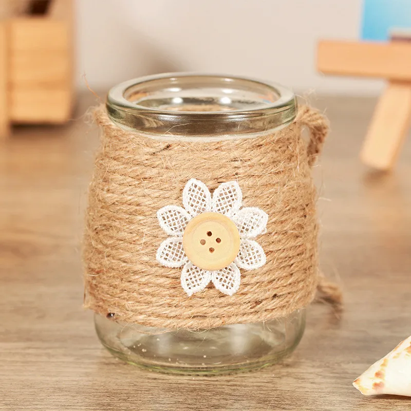 Творческий садоводческий стильные вазы Стекло домашний декор с украшениями в