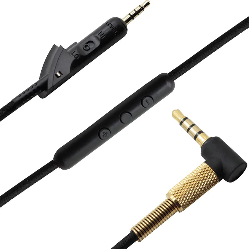 ABDO Замена аудио кабель для Bose QC15 QC2 наушники провода с микрофоном Регулятор