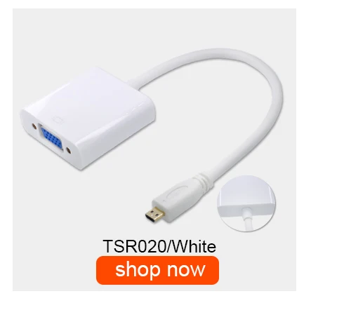 TISHRIC Micro HDMI к VGA Кабель-адаптер HDMI цифро-аналоговый аудио конвертер мужчин и женщин Displayport для проектора ПК