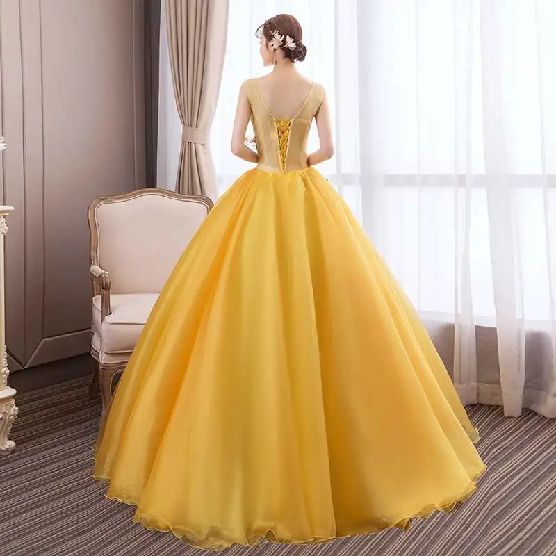 Ruthshen платья для дебютантов 2020 Quinceanera Иллюзия бальное платье Золотые Аппликации