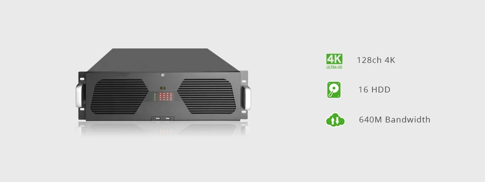 128CH 4 K H.265 16 HDD Профессиональный сетевой видеорегистратор 3U Сетевой Видео Регистраторы запись ONVIF 2,6 P2P IP Камера безопасности Системы г. ccraftsman