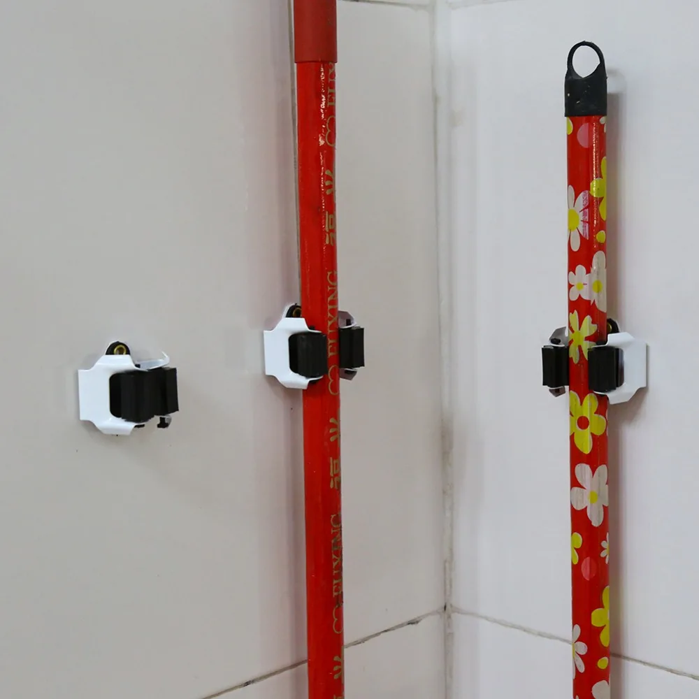 10 шт. кухонный держатель для швабры настенный смонтированный Органайзер