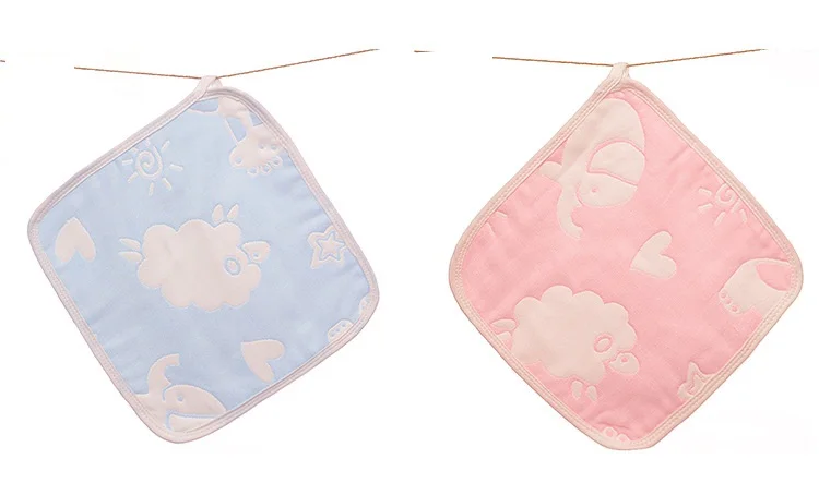 Мягкое детское полотенце 5 шт./лот хлопковый 6 слойный муслиновый детский