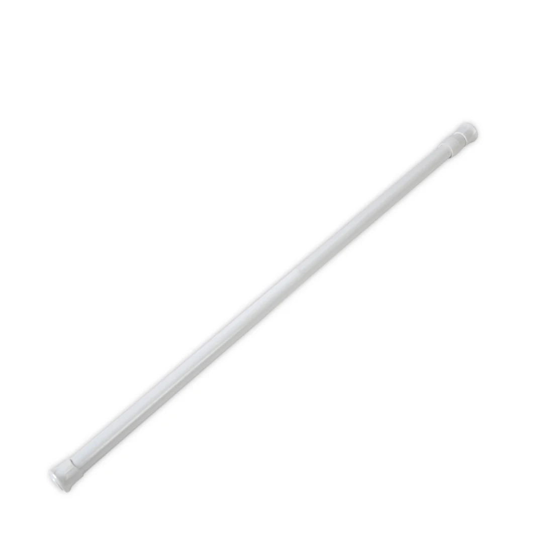 40-70cm white Раздвижная Регулируемая штанга из углеродистой стали для ванной комнаты, пружинная Натяжная штанга для занавесок для душа, оконная занавеска - Цвет: 40-70cm white