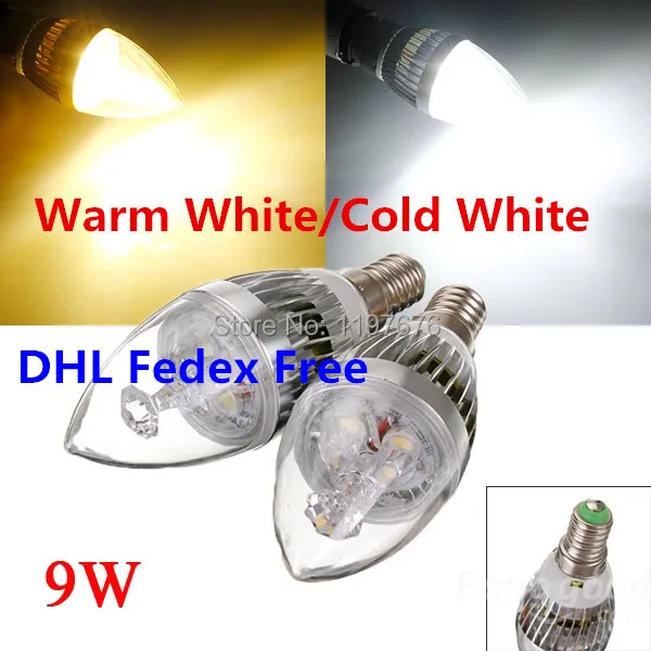 

DHL Fedex EMS Free Shipping 100pcs LED Candle Bulb B22 E14 E27 LED Candle Light Bulb 85-265V LED Drop light LED Candle Light