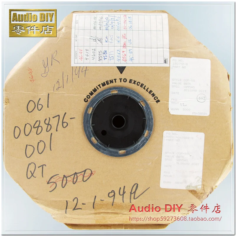 2018 горячая Распродажа 30 шт/50 шт VISHAY CCF55 Series 887K/0 25 W 0 5 1% Осевая металлическая пленка