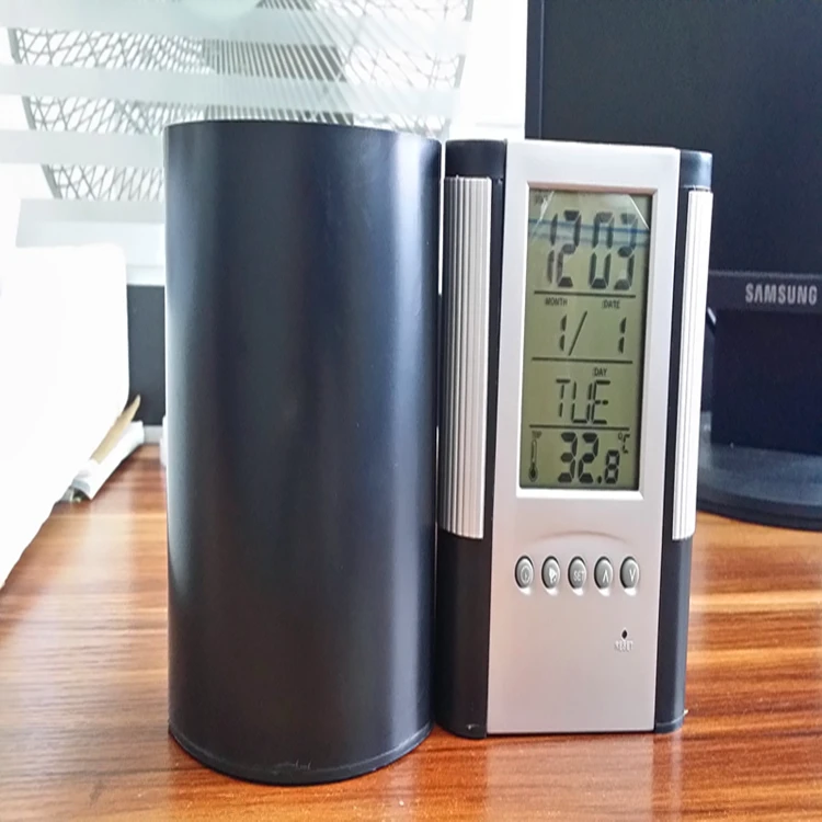 Электронный термометр цифровой Настольный Календарь Термометр Будильник reloj