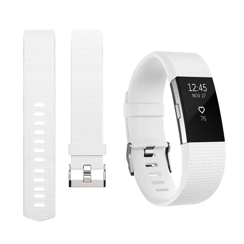 Мягкие регулируемые сменные полосы для Fitbit Charge 2 шаблон ТПУ Браслет Смарт-браслет аксессуары фитнес-часы полосы