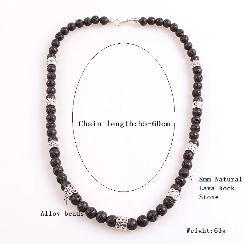 Ожерелье унисекс из искусственного камня 8 мм|Колье| |