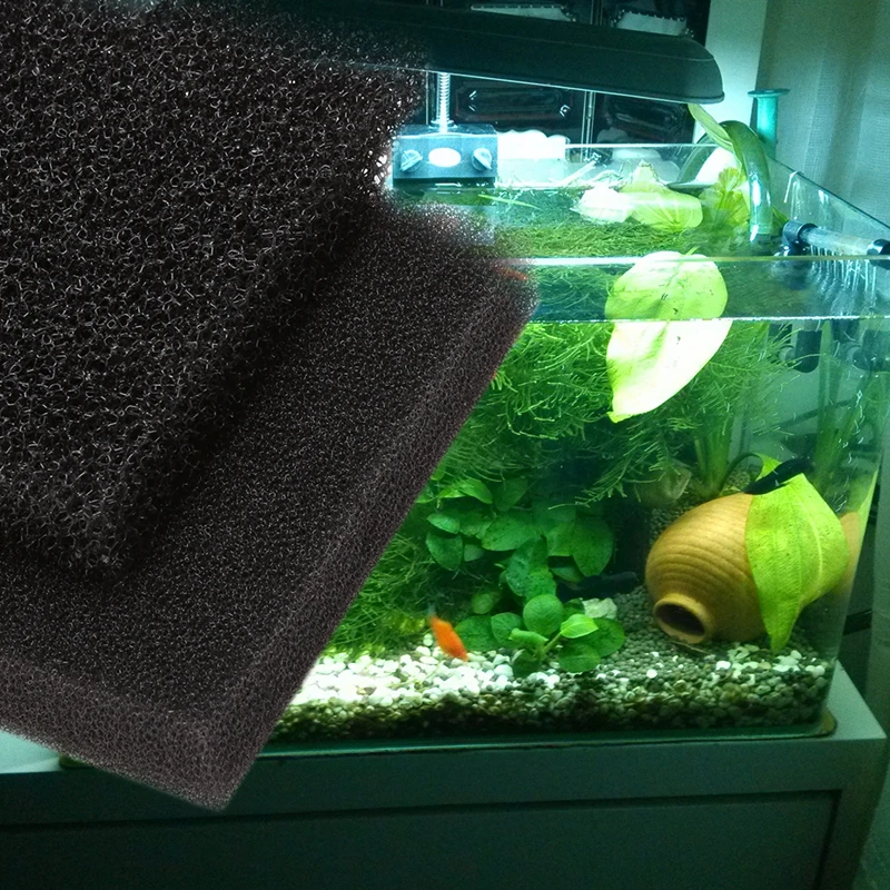 Media Block Biochemical Cotton Pond Fish Tank Filter Foam Aquarium Sponge Pads | Дом и сад