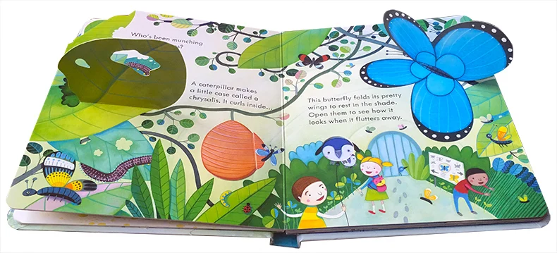 Usborne Peep Inside The Zoo Animal английский образовательный 3D лоскут книги с картинками детские книги для чтения