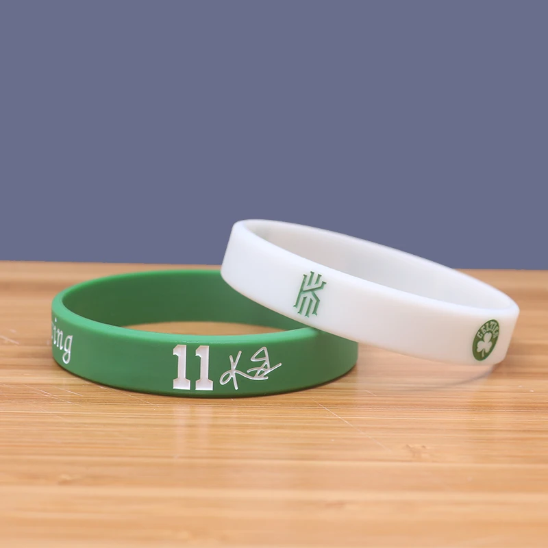 Высокое качество баскетбольная звезда The Celtics Kyrie Irving силиконовые браслеты спорт