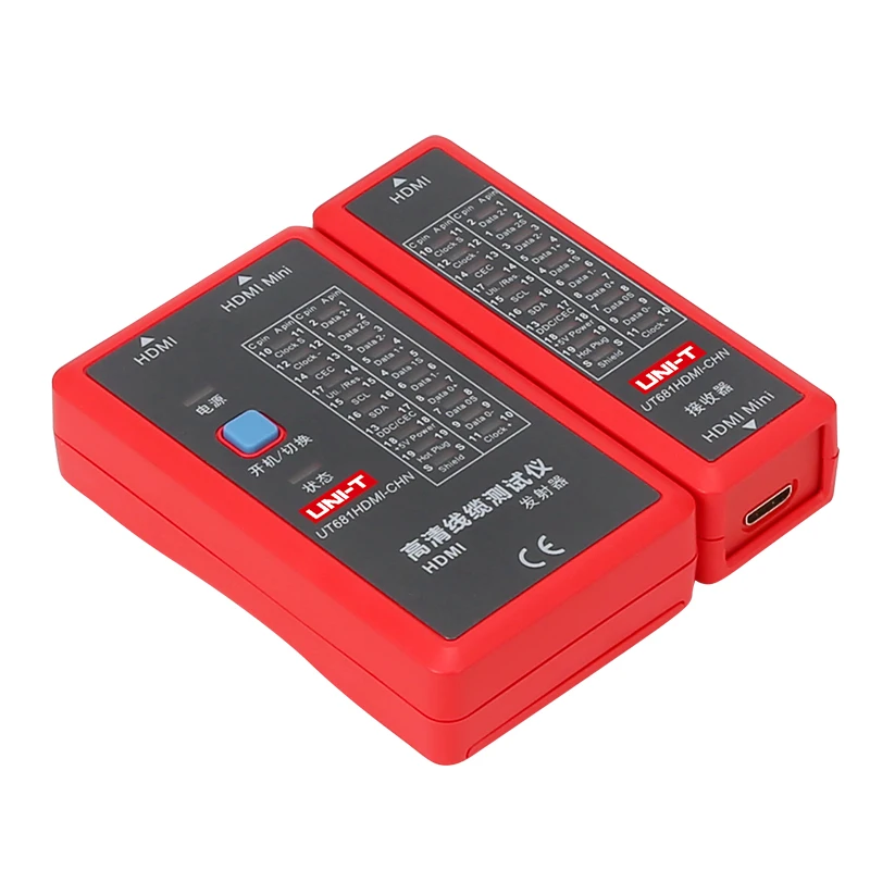 UNI-T UT681A/UT681L/UT681C/UT681HDMI Многофункциональный портативный кабель Finder набор сетевой тестер охотничий инструмент проверка линии устройства