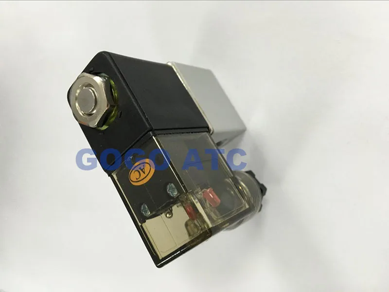 2 Way Пневматический алюминий электромагнитный клапан 1/8 &quotbsp AC DC микро-управления