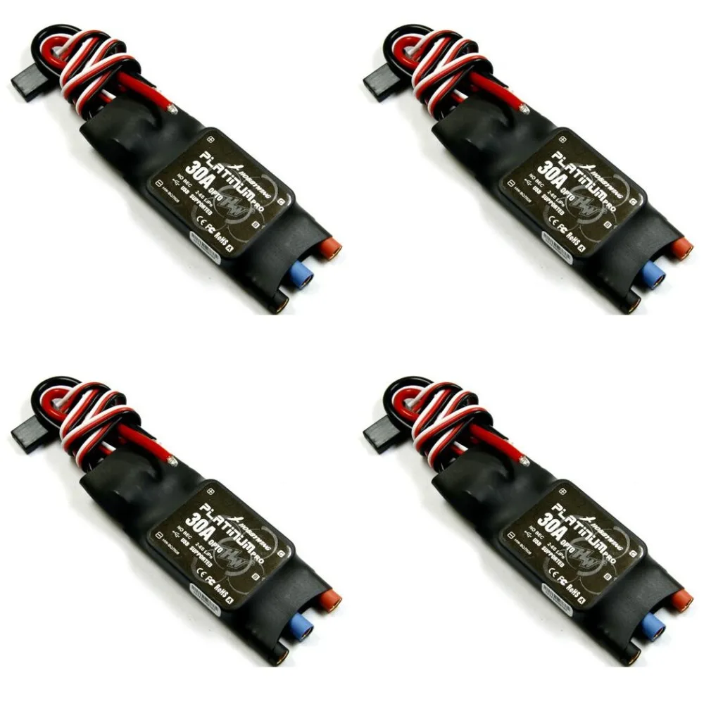 Hobbywing Platinum 30A OPTO COB PROESC 2S до 6S 4 шт. контроллеры скоростей многороторный вертолет
