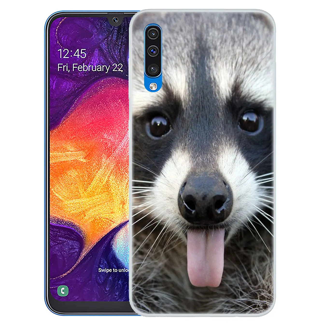 Модный Твердый чехол для телефона Lavaza с принтом енота Samsung Galaxy A20E M40 M30 M20 M10 A10 A20 A30