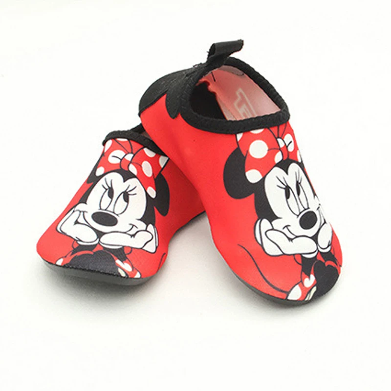 Disney/Новинка Пляжные Носки для плавания с Микки и Минни нескользящая обувь