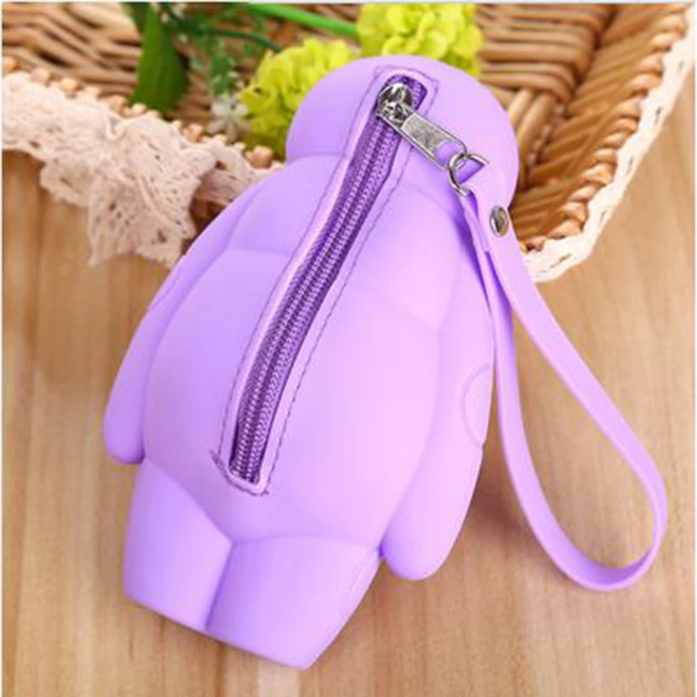 Силиконовые Большой Герой 6 Baymax Kawaii Multi функциональная Канцелярия ручки сумки