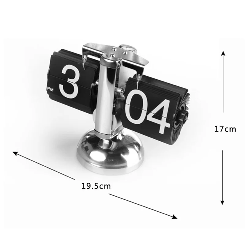 Креативные Автоматические Цифровые кварцевые часы-раскладушки для поворота