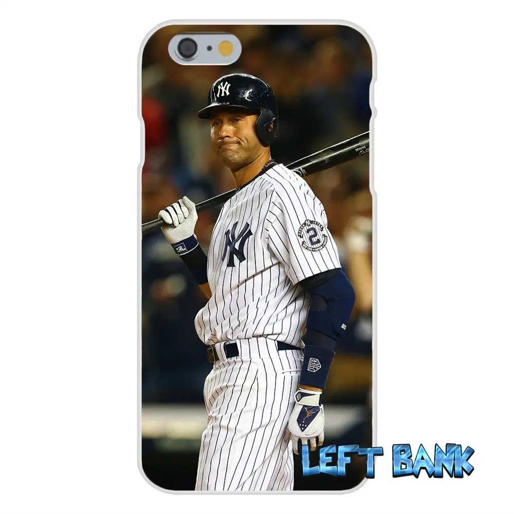 Мягкий силиконовый прозрачный чехол из ТПУ для Samsung Galaxy Note 3 4 5 S4 S5 MINI S6 S7 edge Derek Jeter