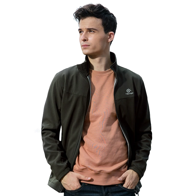 Tectop для мужчин и женщин Кемпинг мягкая оболочка куртки водонепроницаемая