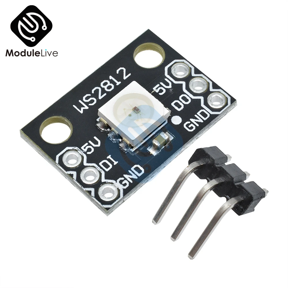 WS2812 Diy Kit Электронная печатная плата RGB светодиодный Breakout электронный модуль