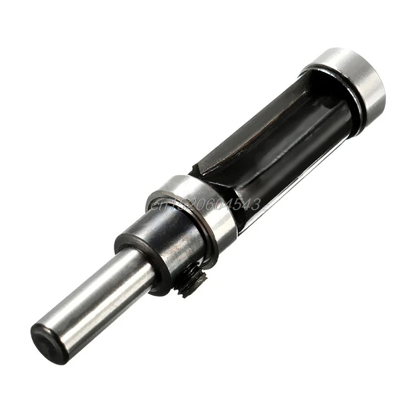 Flush Trim Router Bit Top & Bottom Bearing 1" H X 1/4'' Shank Woodworking Tool R06 Drop Ship | Инструменты