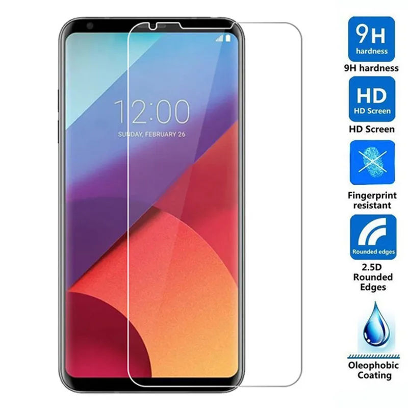 Для LG V30 закаленное Стекло 9 H Высокое качество защитный Плёнки взрывозащищенные