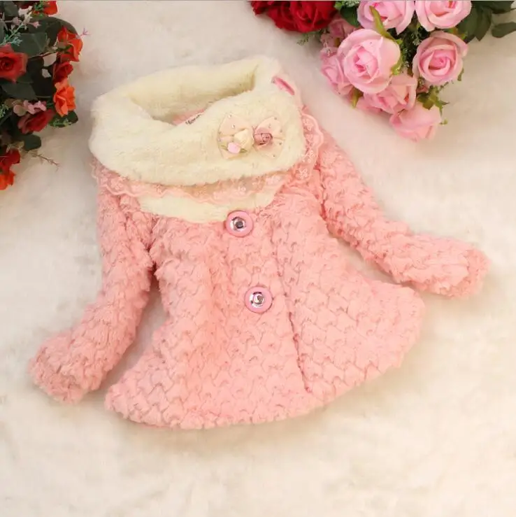style 7 Зимнее Детское пальто, леопардовое пальто с воротником из искусственного лисьего меха, куртка, верхняя одежда для маленьких девочек, Лоскутная Одежда для младенцев, кашемировые теплые куртки - Цвет: style 7