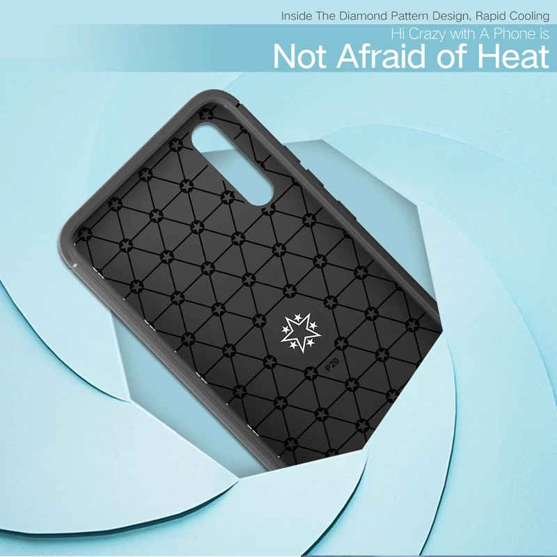For Huawei P20 Pro Case Magnetic Finger Ring Holder Cover Lite Soft Silicone TPU Back | Мобильные телефоны и аксессуары