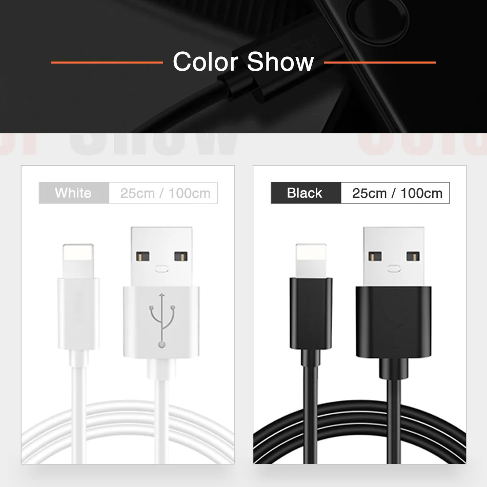 ROCK USB кабель для iPhone Xs Max Xr X 8 7 6 6s Plus 5 5S Se iPad кабель для быстрой зарядки зарядное устройство для мобильного телефона для iPhone шнур для передачи данных