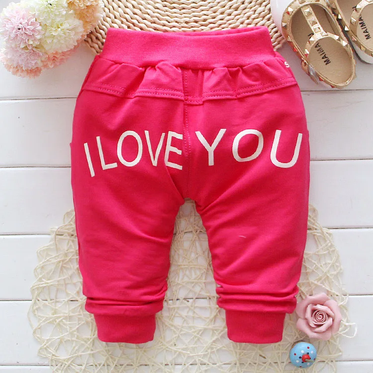 Новинка осени 2015 хлопковые штаны с милыми бабочками для малышей леггинсы