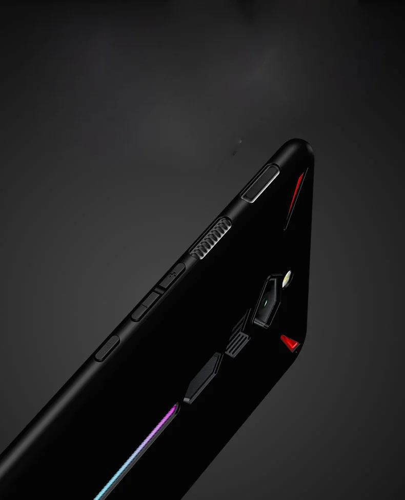 Чехол ZTE nubia Red Magic 3 3S черный ультратонкий защитный мягкий матовый чехол из ТПУ для
