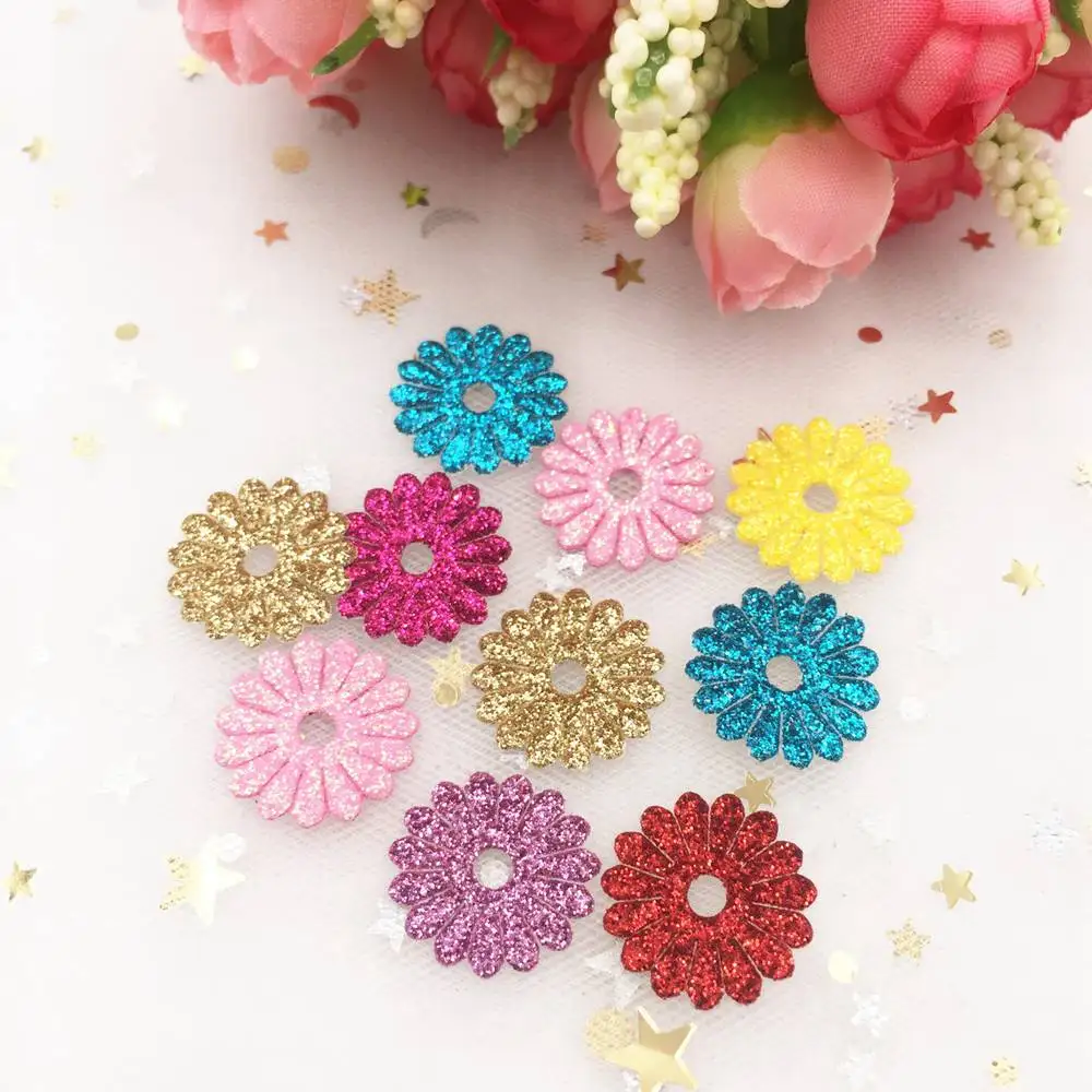 100 шт. блестящие микс блесток кожа искусственная аппликация нашивки для свадьбы