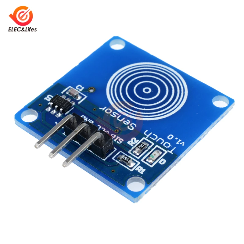 5PCS Single Channel TTP223B Digital Touch Sensor Capacitive Switch Module V1.0 for Arduino DIY Kit | Строительство и ремонт
