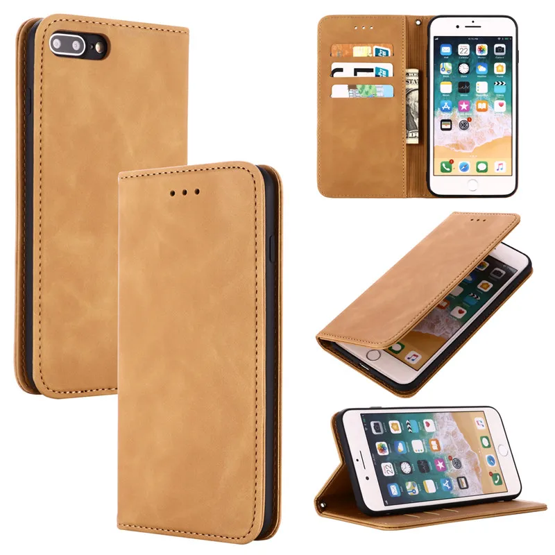 Для iphone 7 8 Plus Роскошный чехол футляр Футляр для телефона слоты карт Apple P