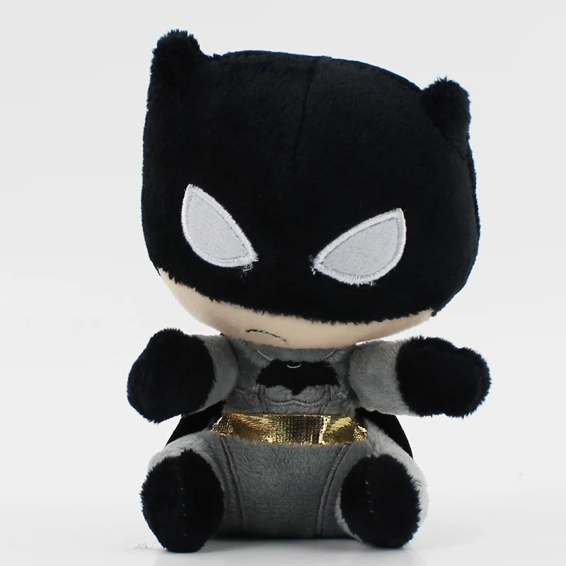 batman 8 стилей 13 см Аниме Супер Герои чудо женщина Аквамен флэш Бэтмен Супермен Харли Квинн плюшевые игрушки мягкие детские подарки - Цвет: batman