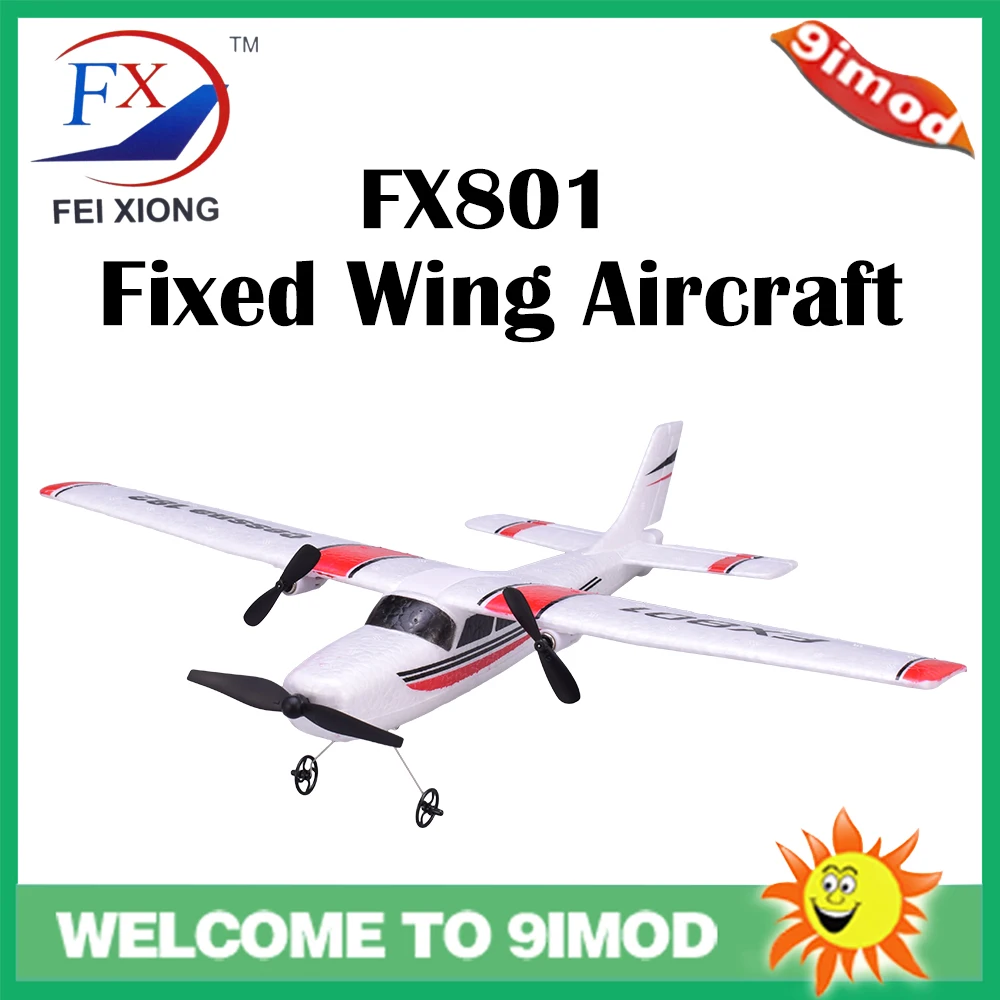 FX801 2 4 Ghz RC самолет летающий фиксированное крыло EPP планер из пеноматериала RTF
