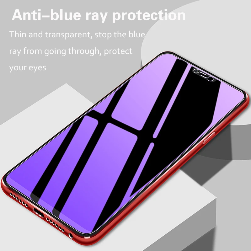 ROSINOP устойчивое к царапинам защитное стекло для oppo K1 A5 A7X A79 анти Blueray закаленное