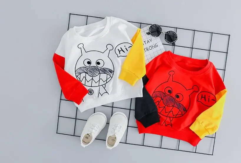 Baby boy clothes spring autumn infant cartoon clothing set baby =T-shirt+jeans pants 2 pcs suit for 0-2 years |