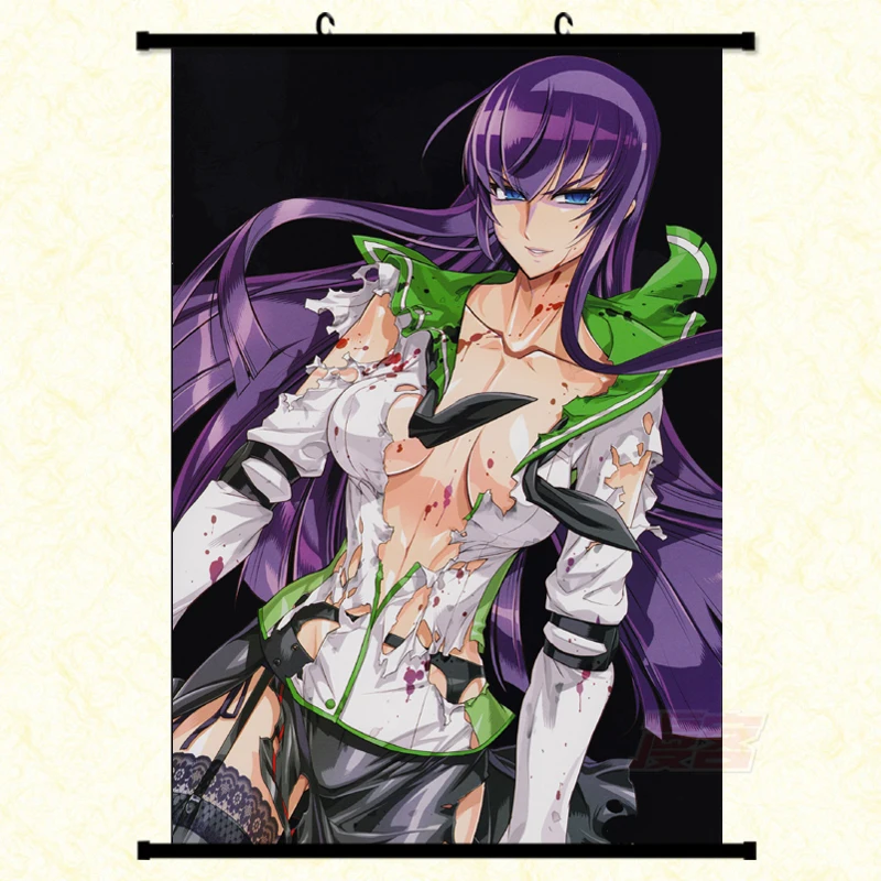 Японское декоративное изображение аниме школа мертвых Miyamoto Rei & Busujima Saeko Takagi Saya