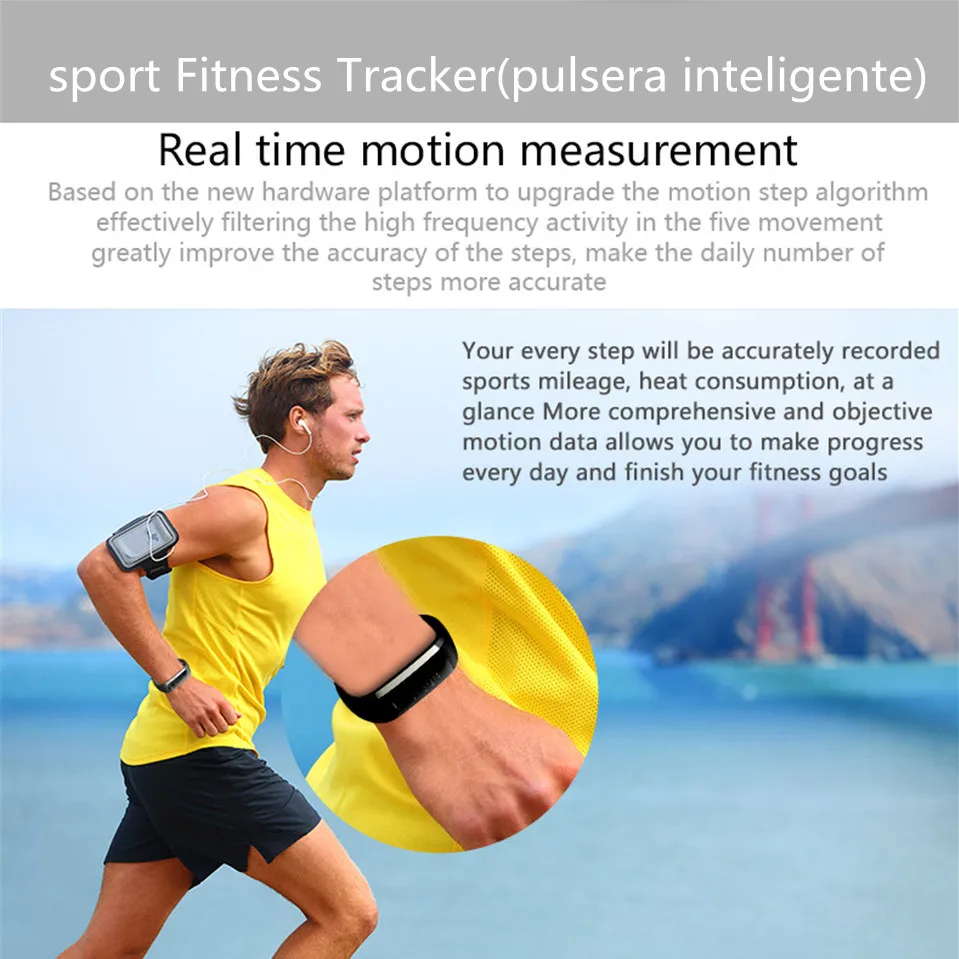 Teamyo R5MAX смарт Браслет фитнес браслет монитор сердечного ритма часы крови