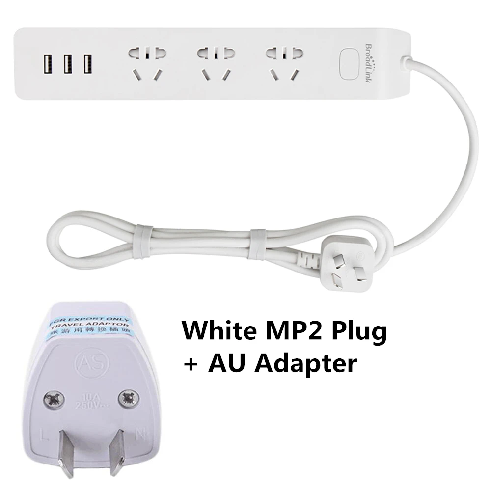 Broadlink силовая лента MP2 WiFi 3 USB быстрая зарядка умный дом 3-розетки AU UK US EU адаптер штепсельная розетка 4G приложение дистанционное управление