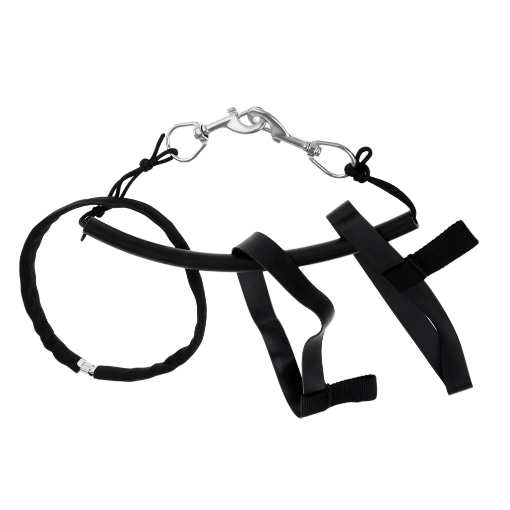 1 Pc Technical Scuba Diving BCD Stage Tank Bottle Side Mount Carry Webbing Strap Rigging Equipment Black | Спорт и развлечения