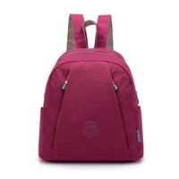 small new fashion women backpack female waterproof nylon school bag mini travel shoulder bags leisure knapsack for girl college