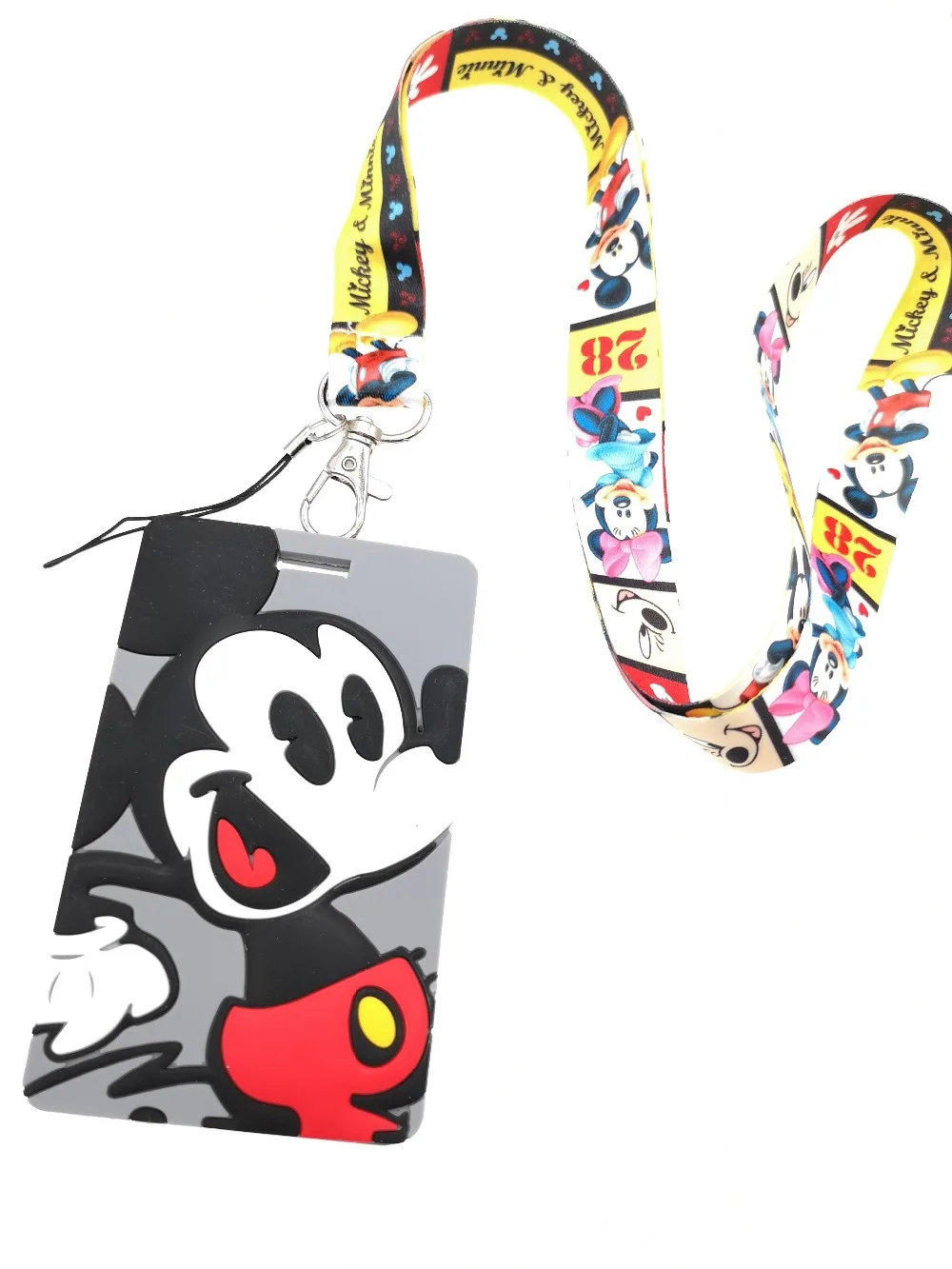 Новинка 1 шт. мультяшный Микки и Минни ПВХ держатель для карт идентификационный